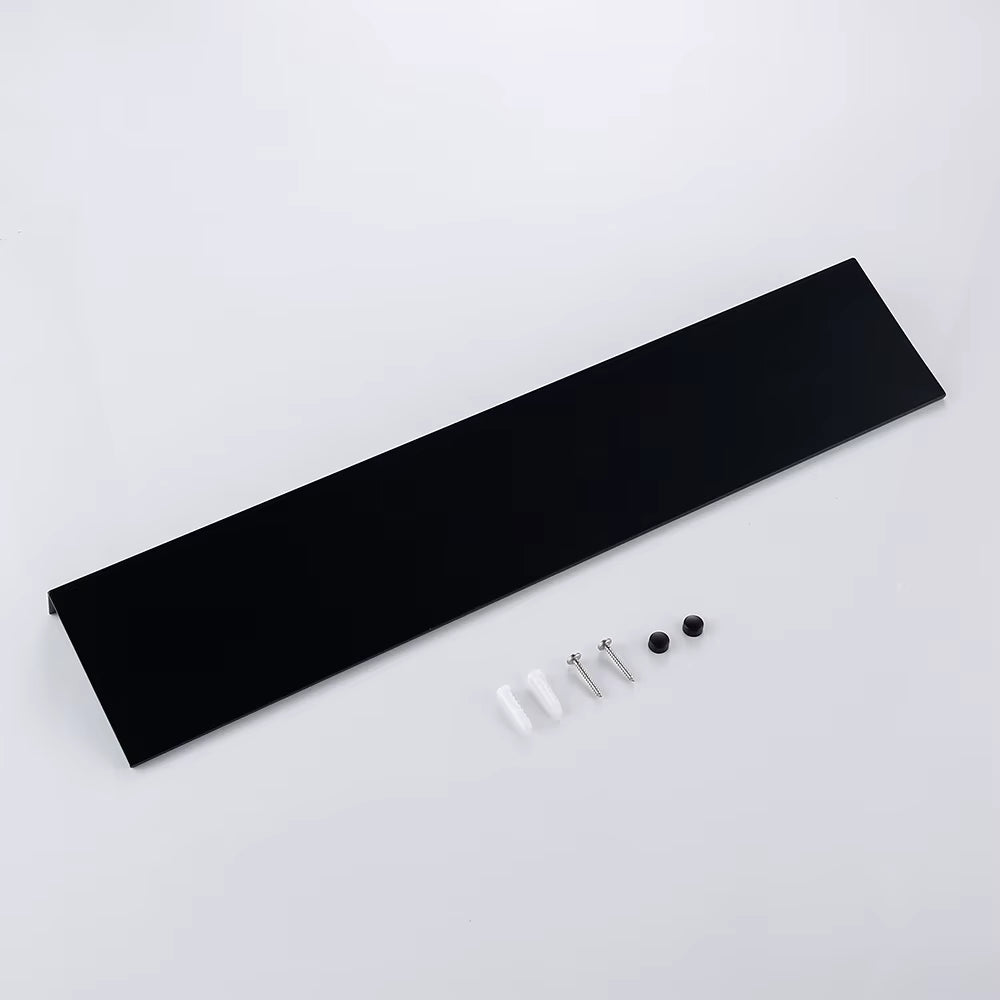 Black White Aluminum Alloy Wall-Mounted Kitchen Shower Room Bedroom Device Bathroom Accessories Organizer Shelf