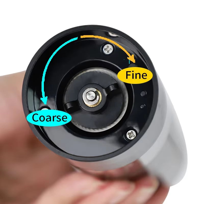 New Rechargeable Electric Salt and Pepper Grinder Adjustable Coarseness Large Capacity Auto Spices Grinders Kitchen Cooking Tool