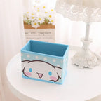 Cartoon Sanrio Hello Kitty Non-Woven Foldable My Melody Home Snacks Clothing Book Storage Box Kuromi Desktop Sundry Storage Gift