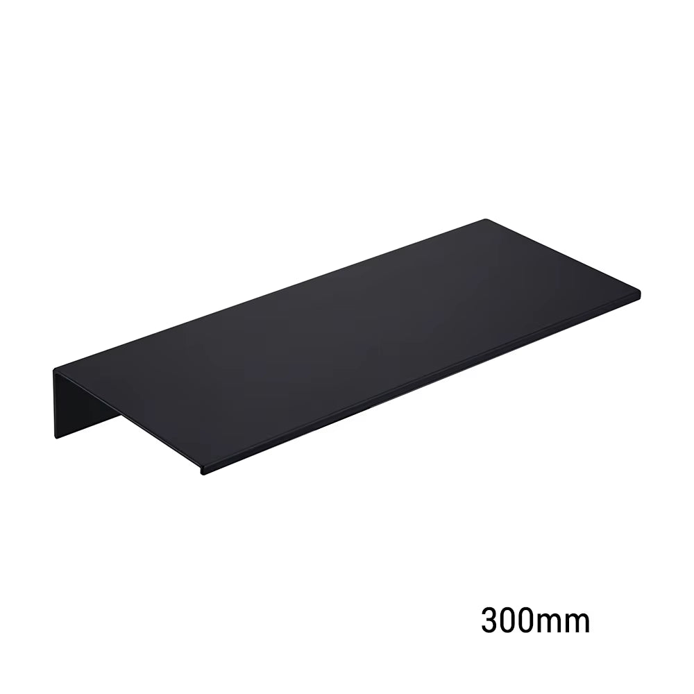 Black White Aluminum Alloy Wall-Mounted Kitchen Shower Room Bedroom Device Bathroom Accessories Organizer Shelf