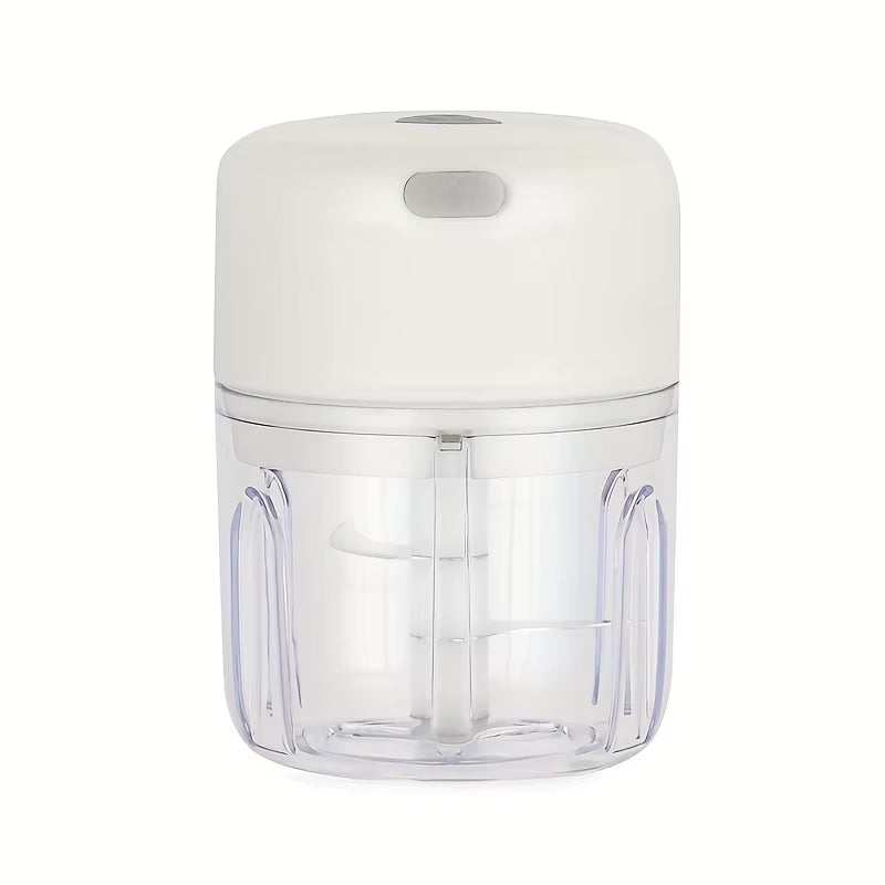 250Ml Mini Rechargeable Garlic Chopper Meat Grinder, Durable and Sturdy, Suitable for Crushing Garlic, Chili, Onions, Minced Meat, Nuts and More