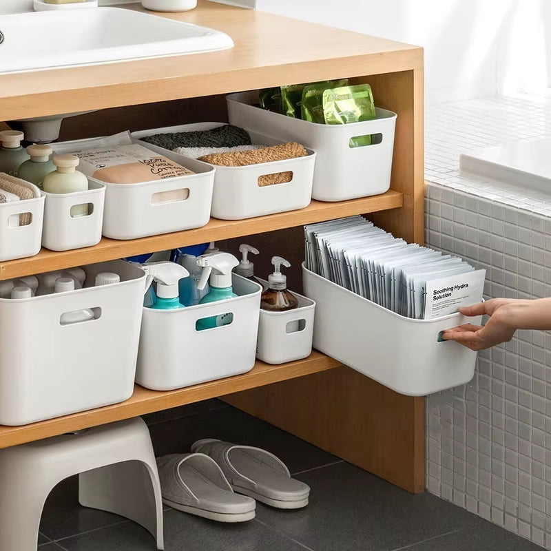 12Pcs Multifunctional Storage Box, Durable Large Capacity Desktop Storage Box Suitable for Storing Miscellaneous Items